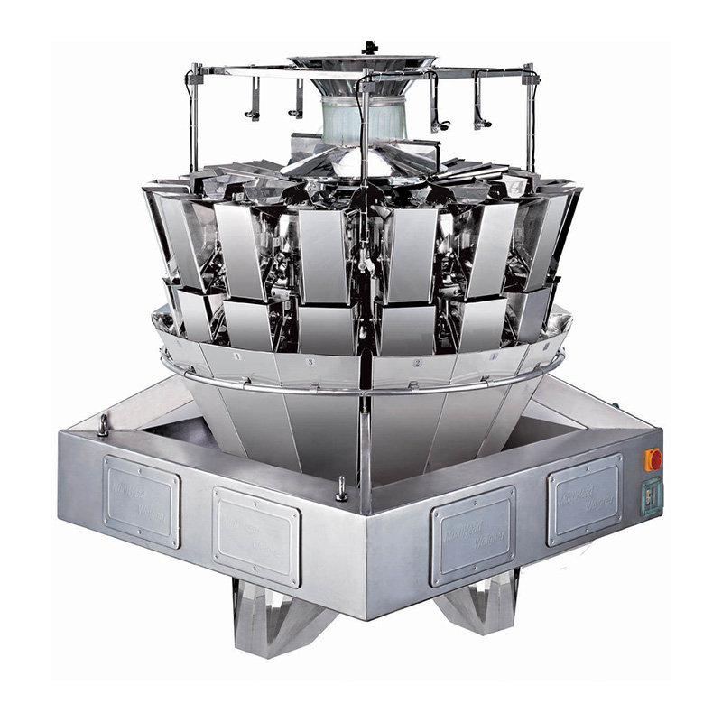 20-head weigher with double discharges